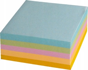 KOSTKA KLEJONA KOLOROWA Notes Karteczki Wkład PASTEL