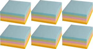 KOSTKA NIEKLEJONA KOLOROWA Notes Wkład Karteczki PASTELOWE - ZESTAW