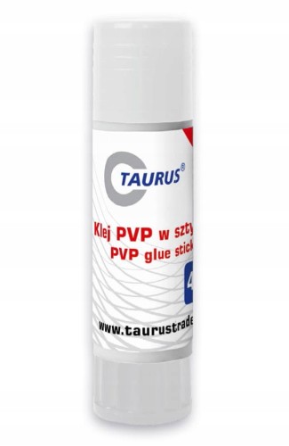 Klej w sztyfcie PVP Taurus 22g biurowy szkolny