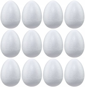 JAJKO STYROPIANOWE DO OZDABIANIA jajka JAJO jaja 4 cm - x12