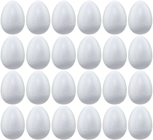 JAJKO STYROPIANOWE DO OZDABIANIA jajka JAJO jaja 4 cm - x24
