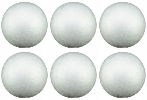 BOMBKA STYROPIANOWA kula styropian 6 cm - Zestaw