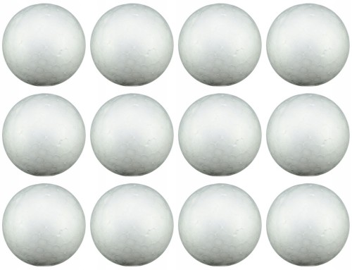BOMBKA STYROPIANOWA kula styropian 8 cm - Zestaw