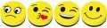 GĄBKA MAGNETYCZNA do tablicy Z MAGNESEM filcowa MIX - Emotikon EMOJI