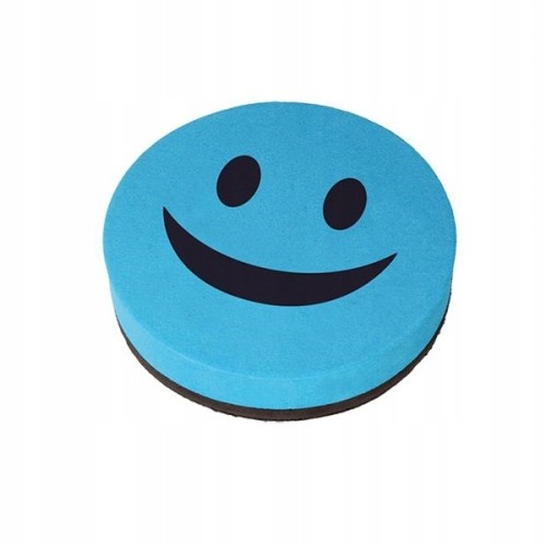 GĄBKA MAGNETYCZNA do tablicy Z MAGNESEM filcowa MIX Smile - duża 9cm