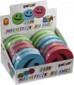 GĄBKA MAGNETYCZNA do tablicy Z MAGNESEM filcowa MIX Smile - duża 9cm