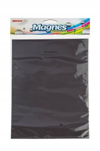 MAGNES SAMOPRZYLEPNY A4 FOLIA arkusz magnetyczny CZARNY