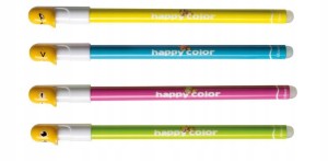 Długopis wymazywalny Happy Color niebieski ścieralny - Kaczka