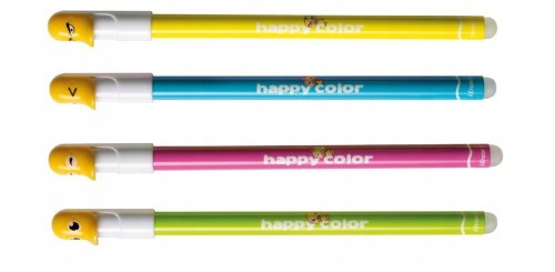 Długopis wymazywalny Happy Color niebieski ścieralny - Kaczka