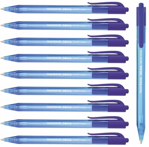 Długopis automatyczny Rt Papermate Ink Joy 100 M niebieski - Zestaw