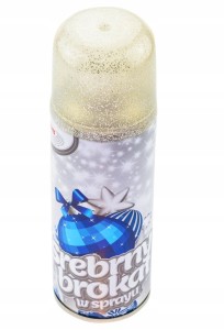 Brokat w Sprayu BREWIS Spray 250ml SREBRNY