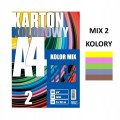 BRYSTOL karton A4 RES 160g MIX KOLOR 2 pastel opk.50